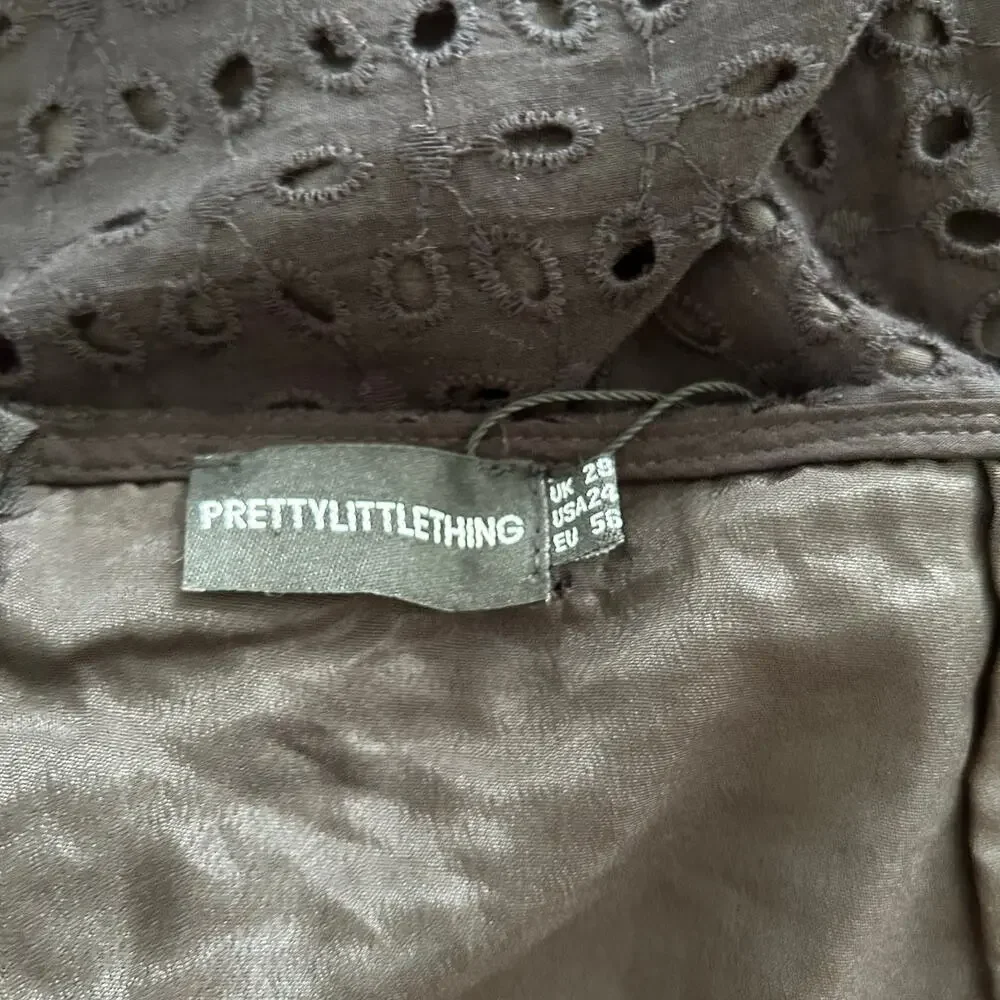 PrettyLittleThing broderie eyelet